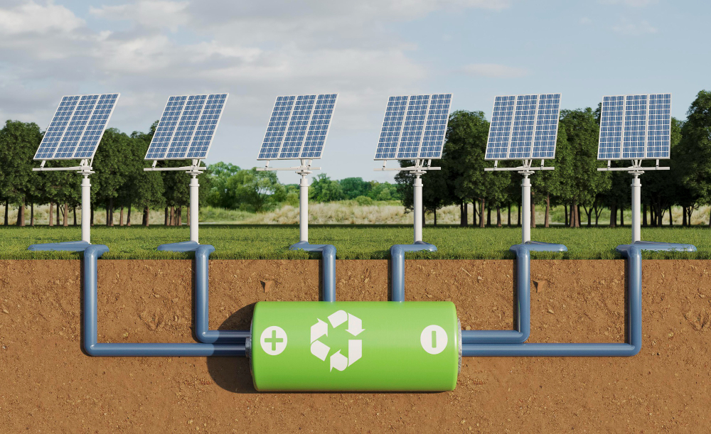 3D Solar Pannels Project for Energy Saving 