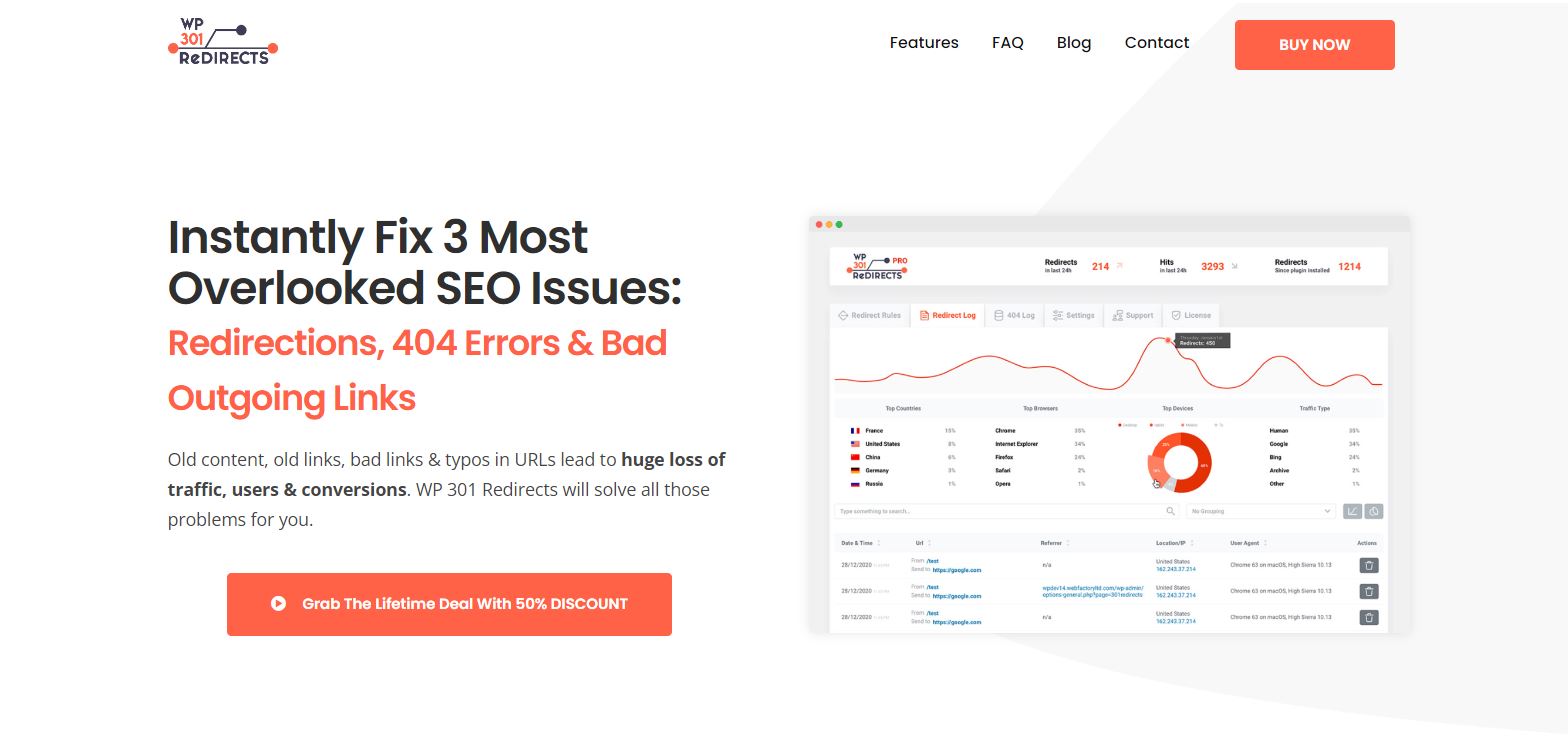 WP 301 Redirects