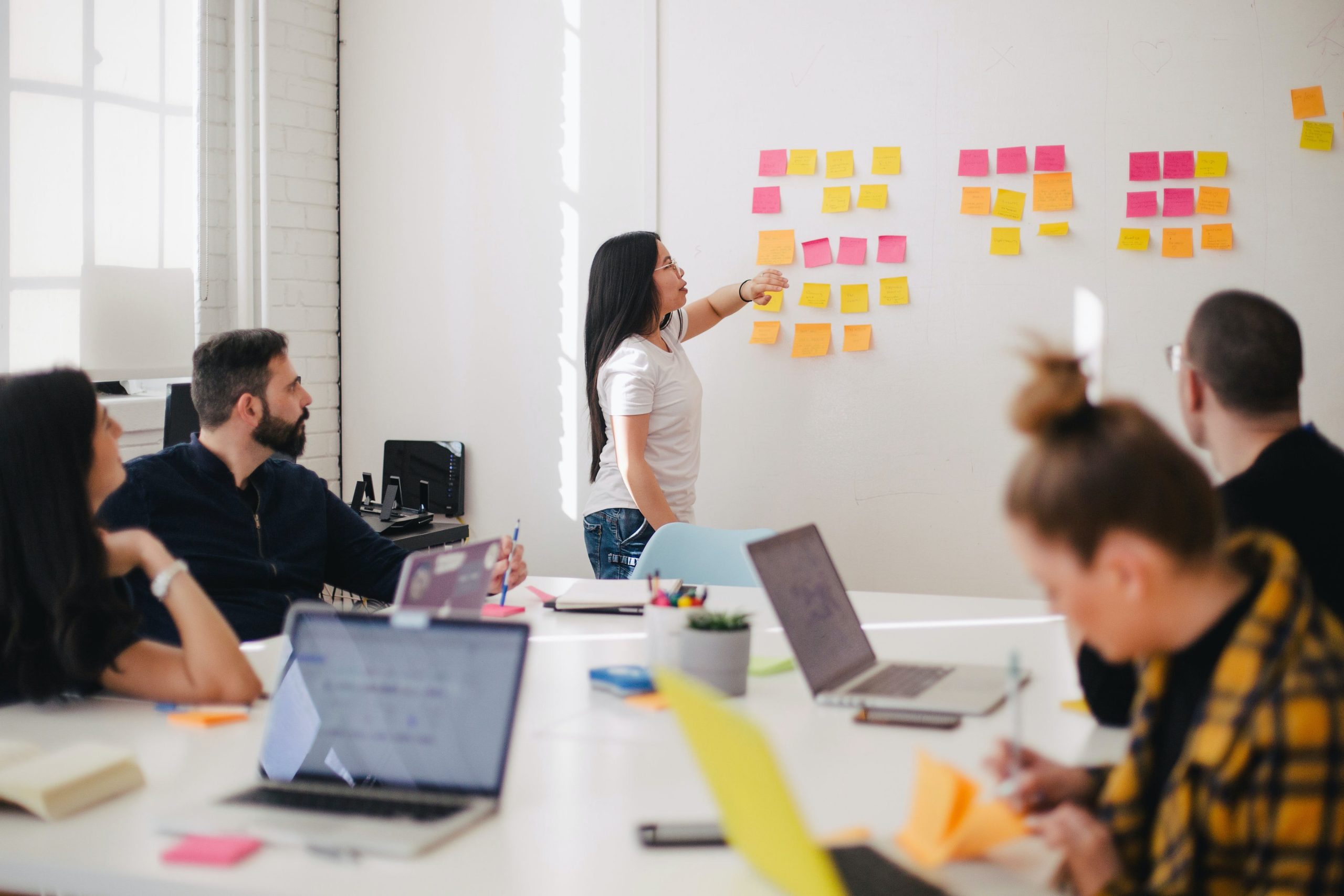 Discussing a marketing plan
